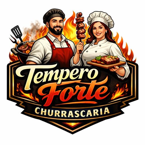 Logomarca da empresa Churrascaria Tempero Forte