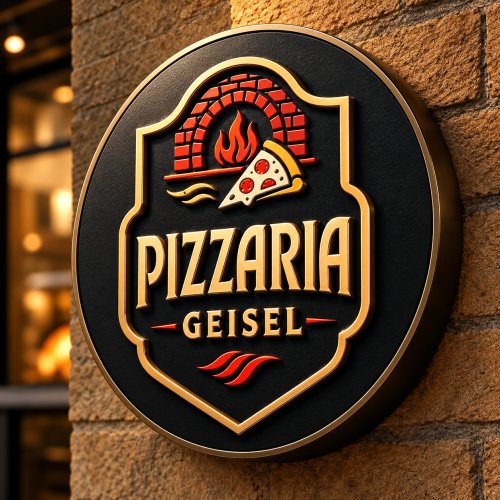 Logomarca da empresa Pizzaria Geisel