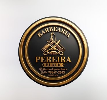 logo da empresa Barbearia PEREIRA BLACK cidade nova