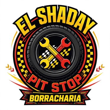 logo da empresa Borracharia El Shaday Pit stop