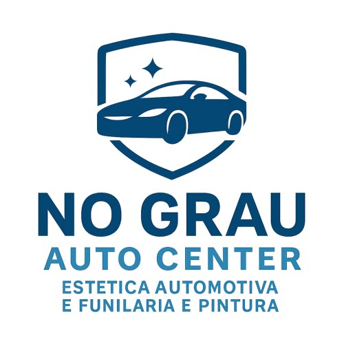 Logomarca da empresa No Grau Auto Center Estética Automotiva e Funilaria e Pintura