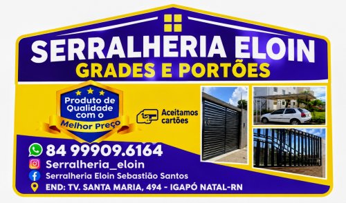 Logomarca da empresa Serralheria Eloin