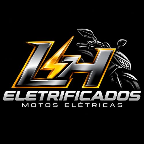 Logomarca da empresa LH Eletrificados - Motos Elétricas