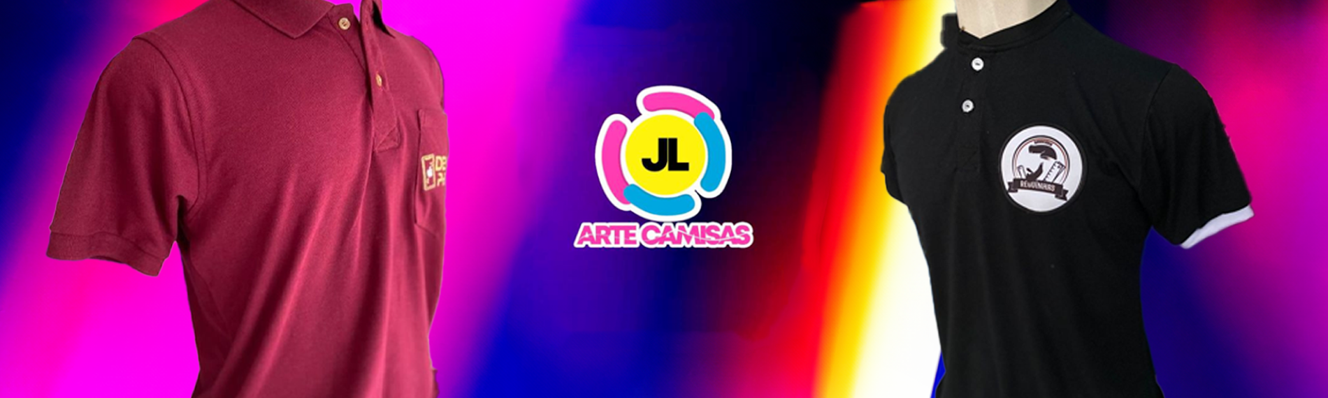 banner da empresa JL Arte Camisas Oficial