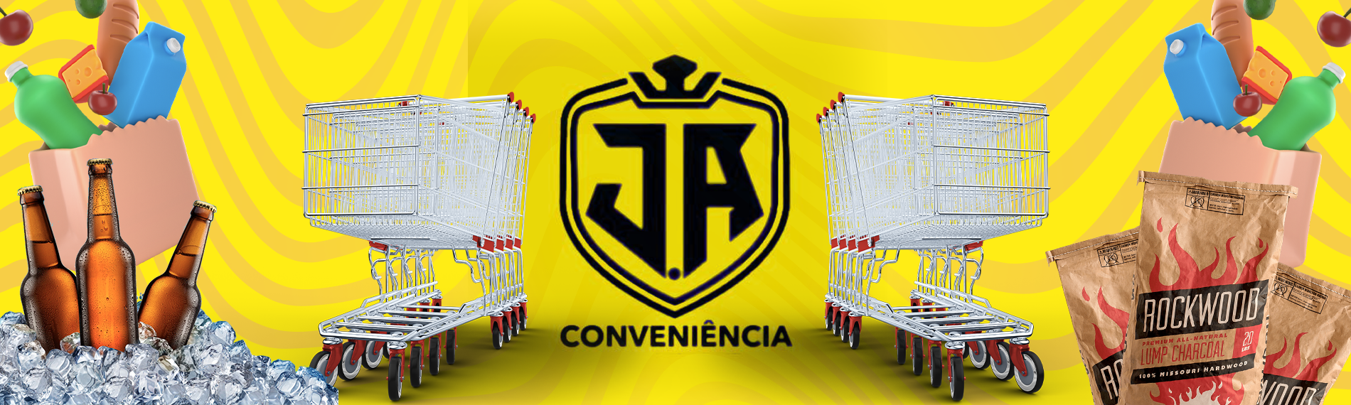 banner da empresa J.A Conveniência Parnamirim