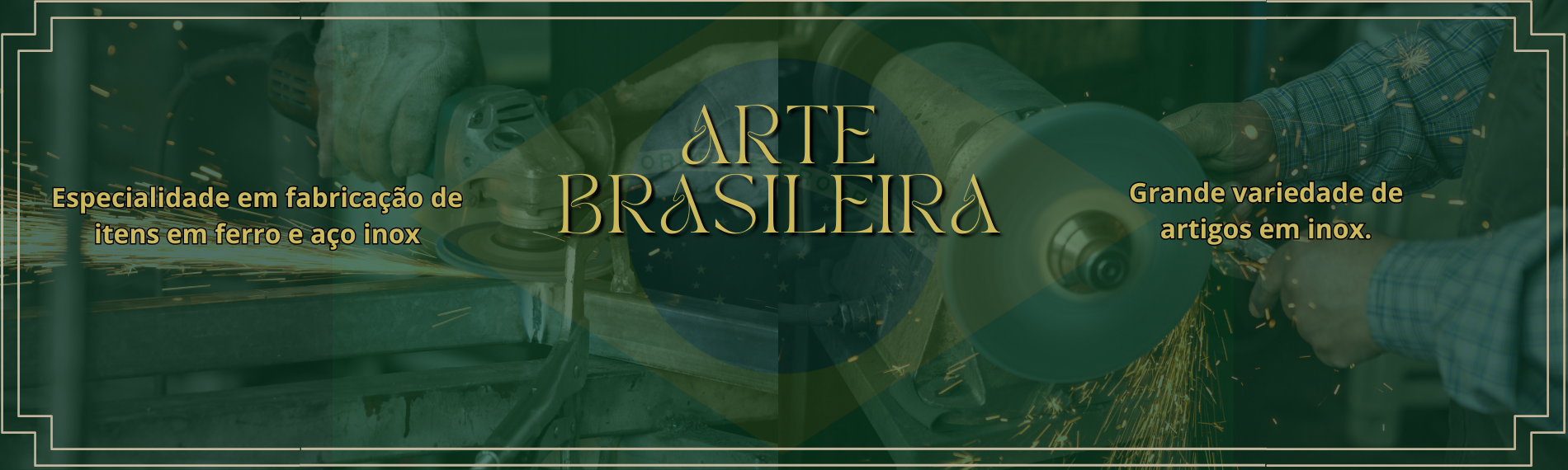 banner da empresa Serralheria Arte Brasileira