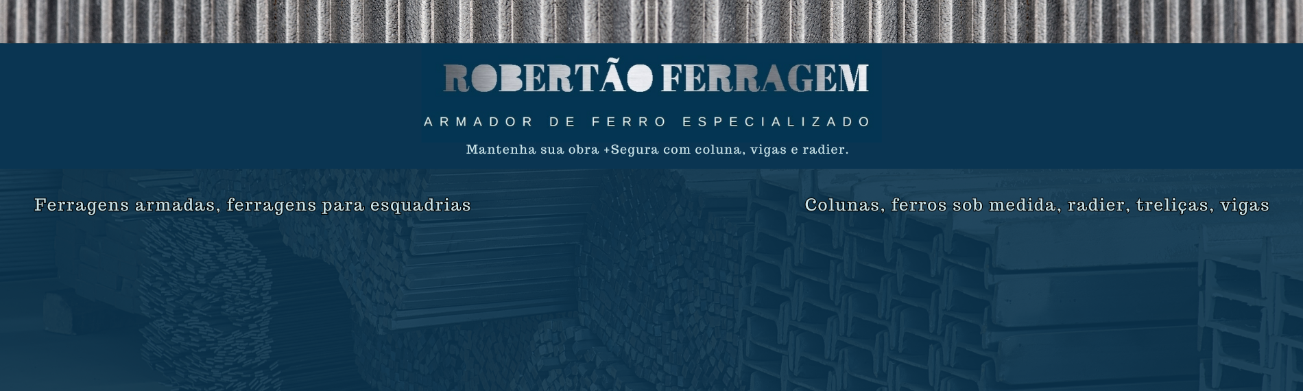 banner da empresa Robertão Ferragem