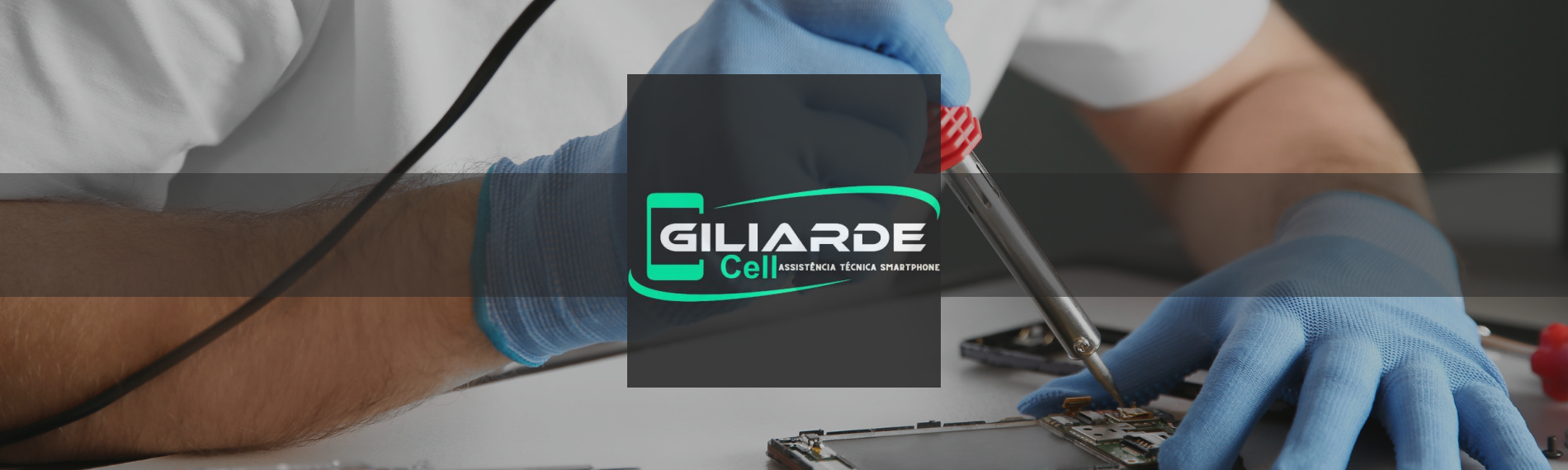 banner da empresa Giliarde Cell Assistência Técnica Smartphone