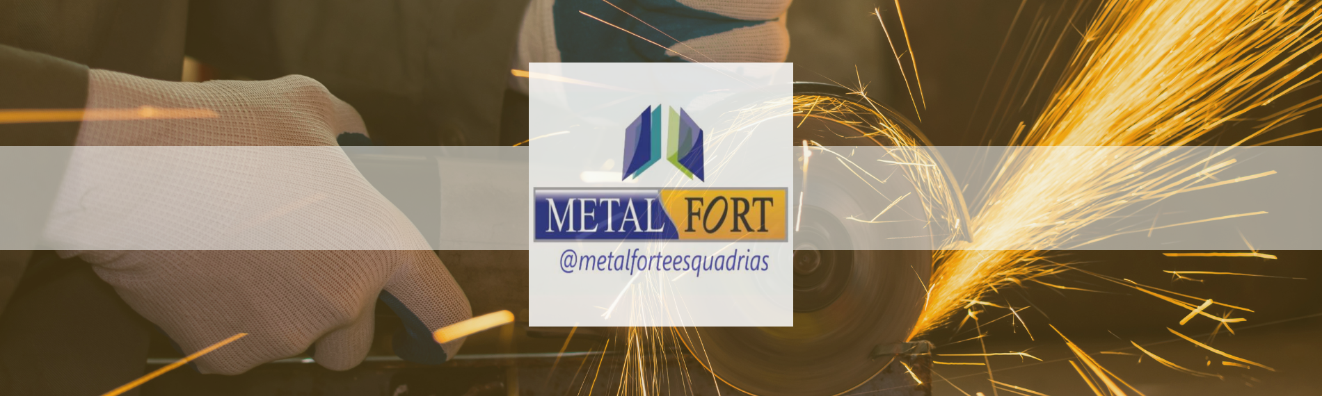 banner da empresa Metal Fort Vidraçaria e Esquadria em Alumínio