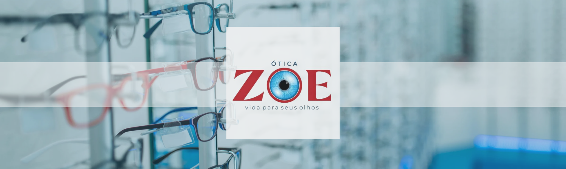 banner da empresa Ótica Zoe