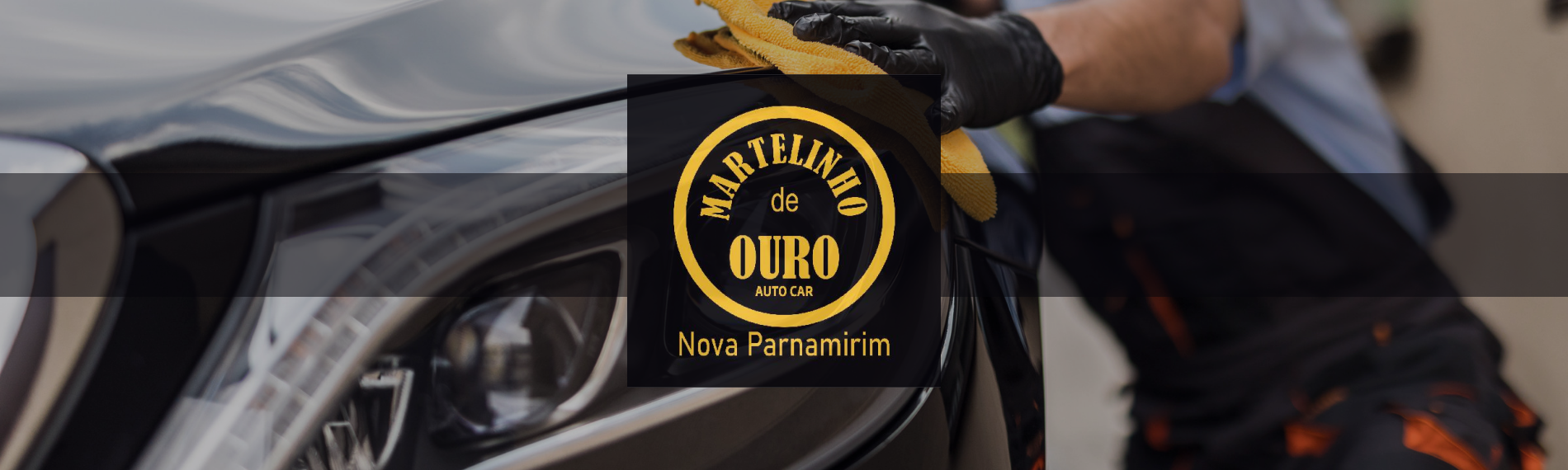 banner da empresa Martelinho De Ouro Auto Car - Funilaria e Pintura Nova Parnamirim