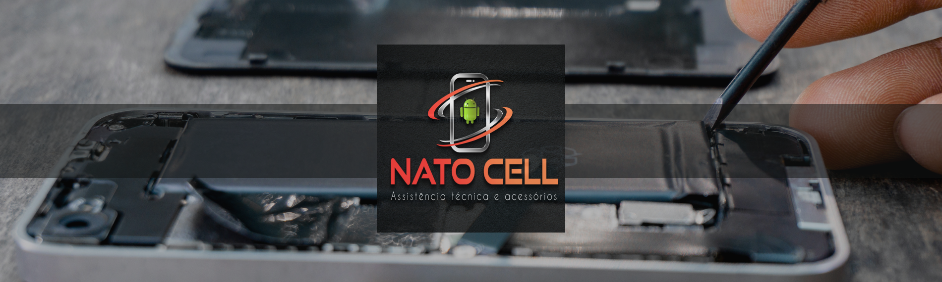 banner da empresa Nato Cell Assistência Técnica e Acessórios