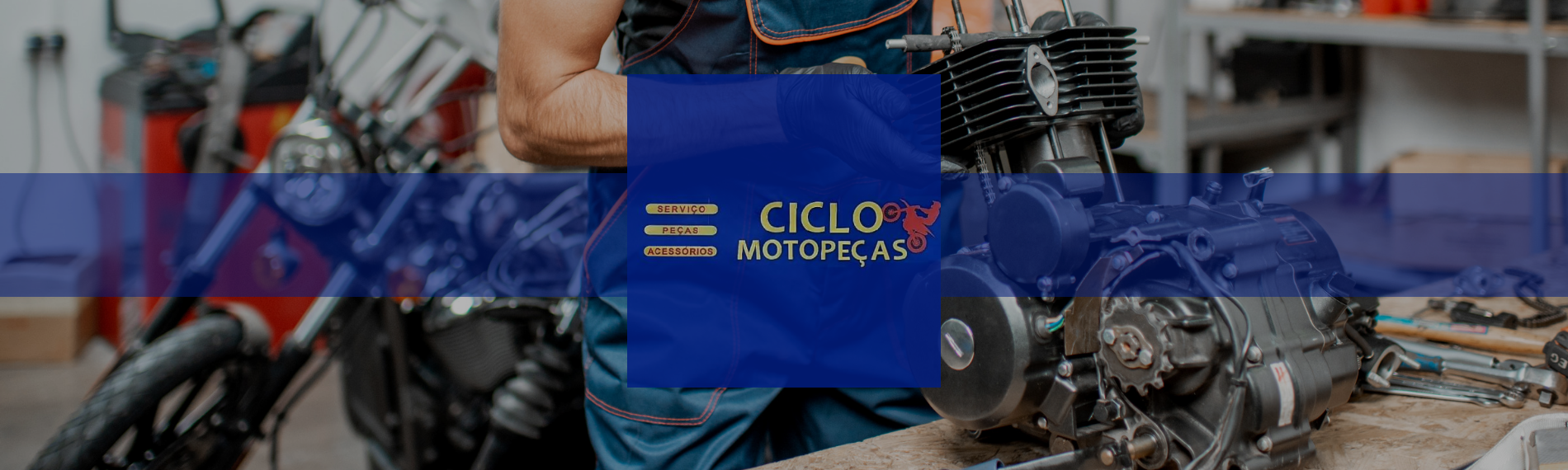 banner da empresa Ciclo Moto Peças