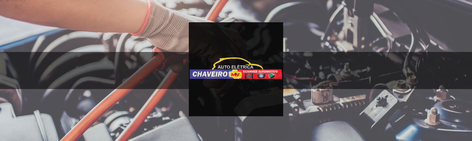 banner da empresa Auto Elétrica e Chaveiro MV