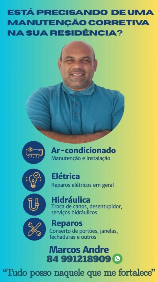 foto 1 de Marcos - Serviços Elétricos e Hidráulicos