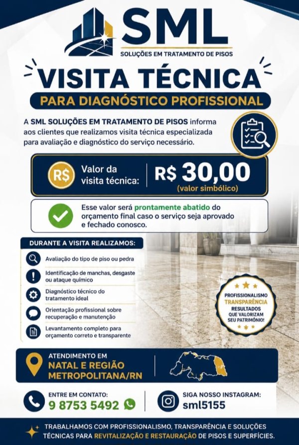 foto 1 de SML - Soluções em Tratamento de Pisos Profissional