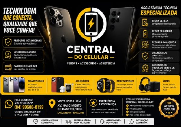 foto 2 de Central do Celular - Assistência Técnica e Acessórios