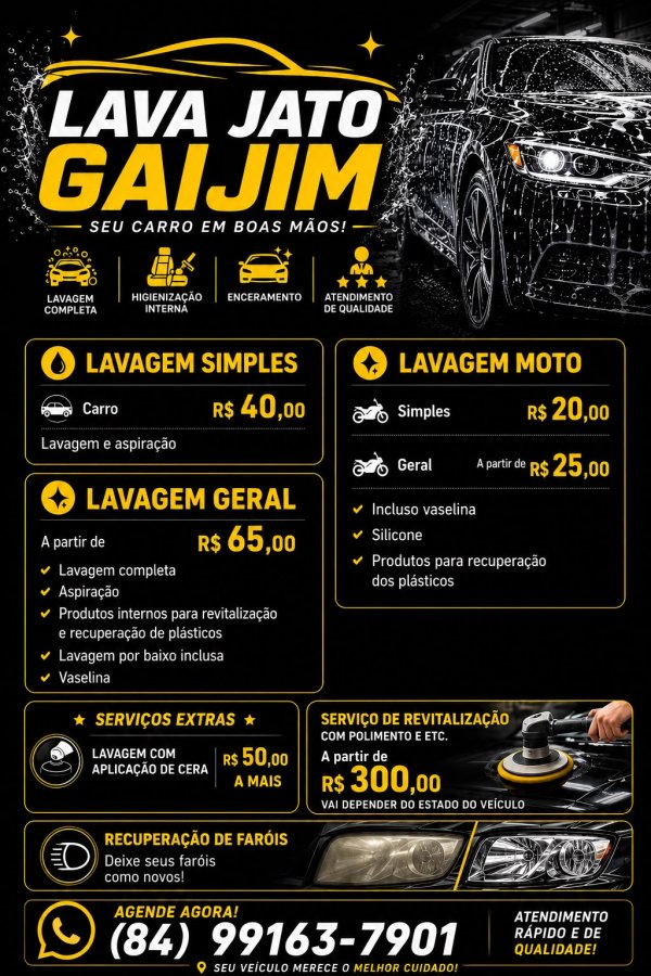 foto 2 de Lava Jato Gaijim