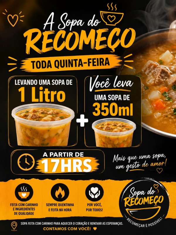 foto 3 de Sopa do Recomeço
