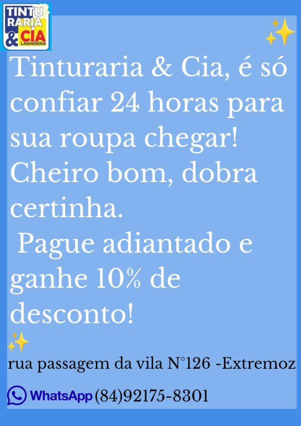 foto 2 de Tinturaria & CIA Lavanderia