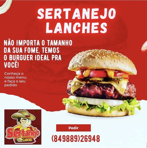 foto 1 de Sertanejo lanches- Lanchonete e Pizzaria