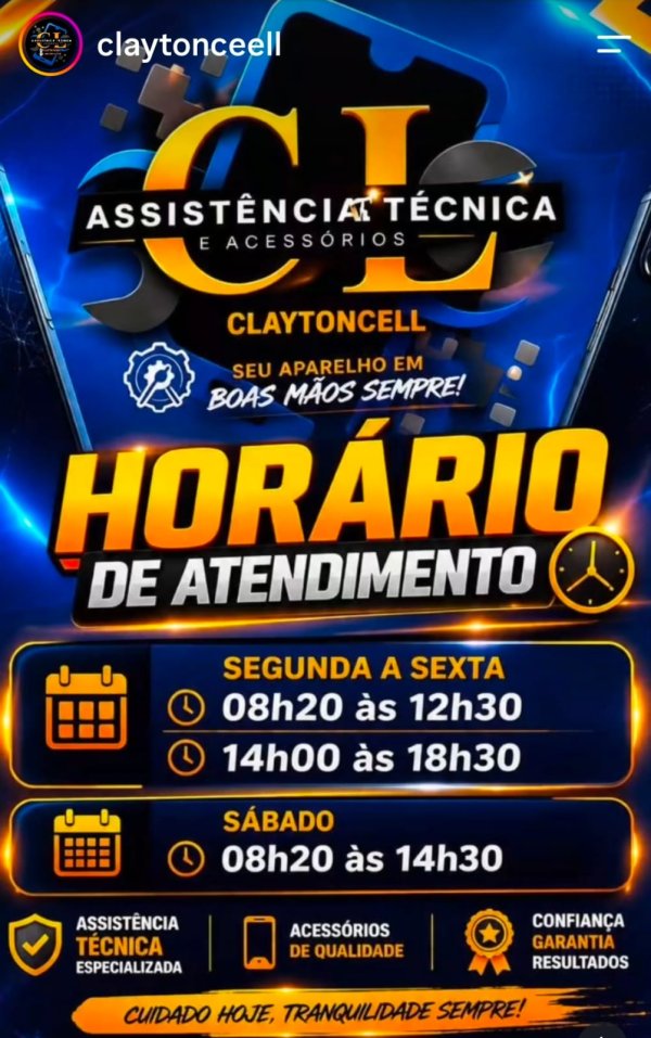 foto 1 de Claytoncell - Assistência Técnica para Celular