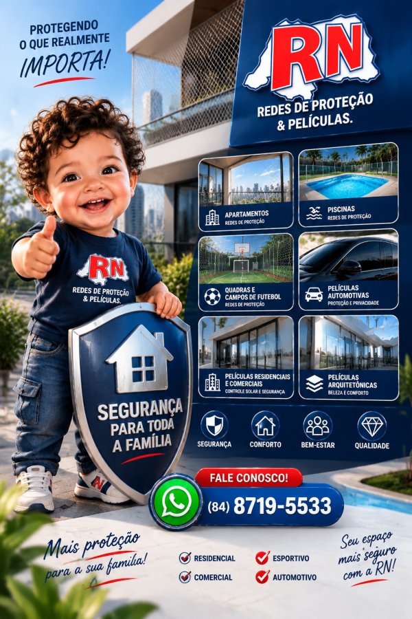 foto 1 de RN Redes de Proteção e Películas