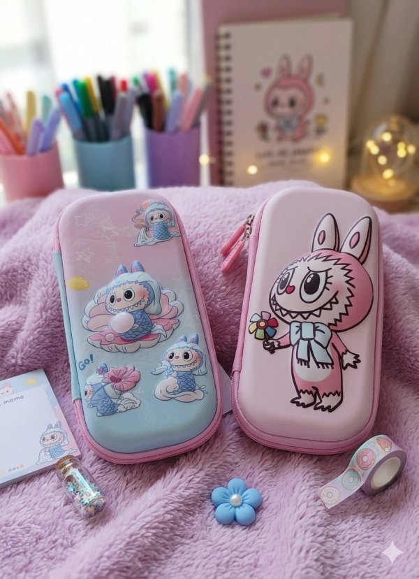 oferta Estojo Labubu da empresa Letícia Stella Moda Kids - Infantil e Juvenil