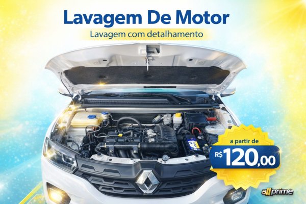 oferta Lavagem De Motor da empresa Allprime Estética Automotiva