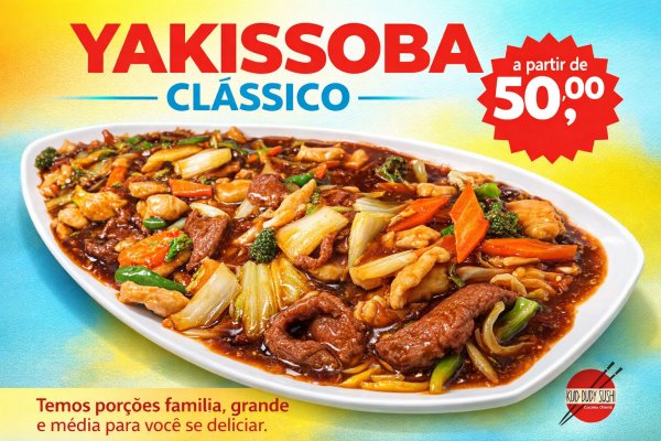 oferta Yakissoba clássico da empresa Kud Dudy Sushi
