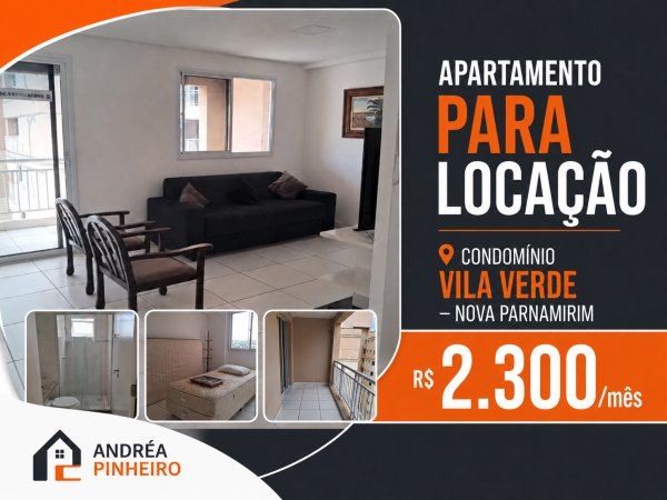 oferta Apartamento Para Locação em Nova Parnamirim, RN da empresa Andrea Pinheiro Imóveis