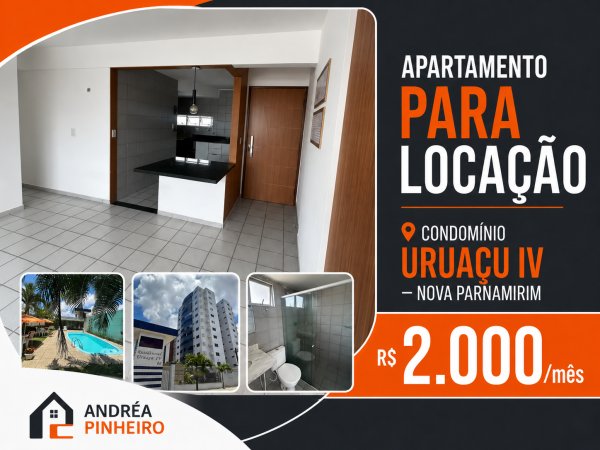 oferta Apartamento Para Locação em Nova Parnamirim, RN da empresa Andrea Pinheiro Imóveis