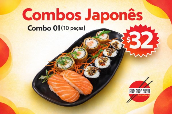 oferta Combos Japonês da empresa Kud Dudy Sushi
