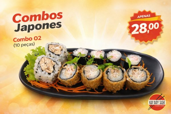 oferta Combos Japones da empresa Kud Dudy Sushi
