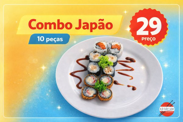 oferta Combos Japonês da empresa Kud Dudy Sushi
