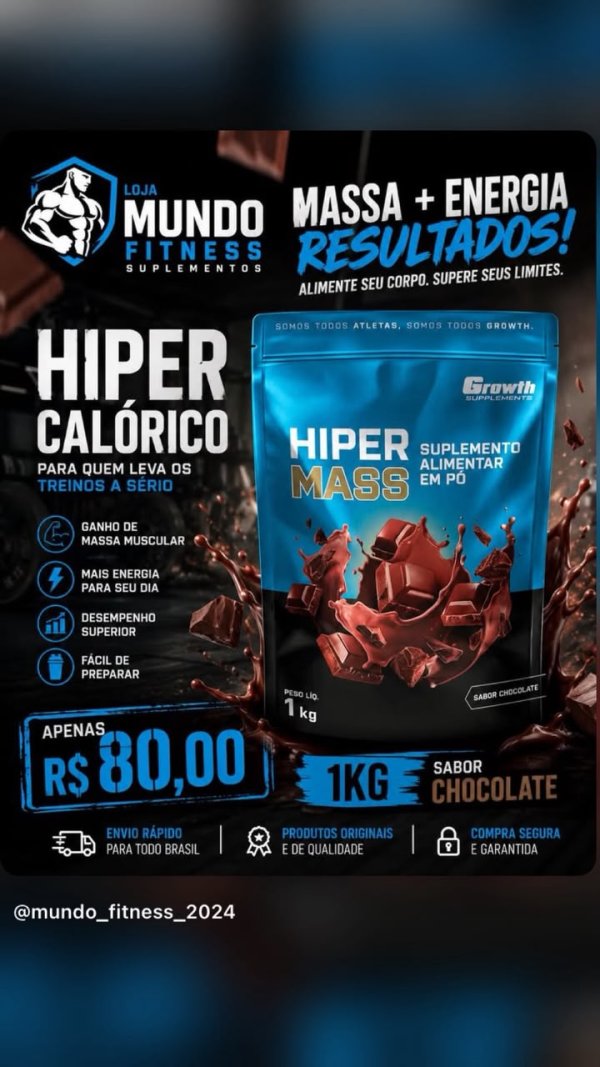 oferta Hipercalórico da empresa Studio fitness Geovana Andrade