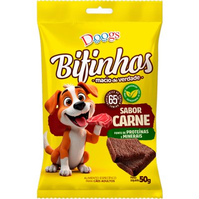 oferta Bifinhos Doogs Carne da empresa Caio Rações