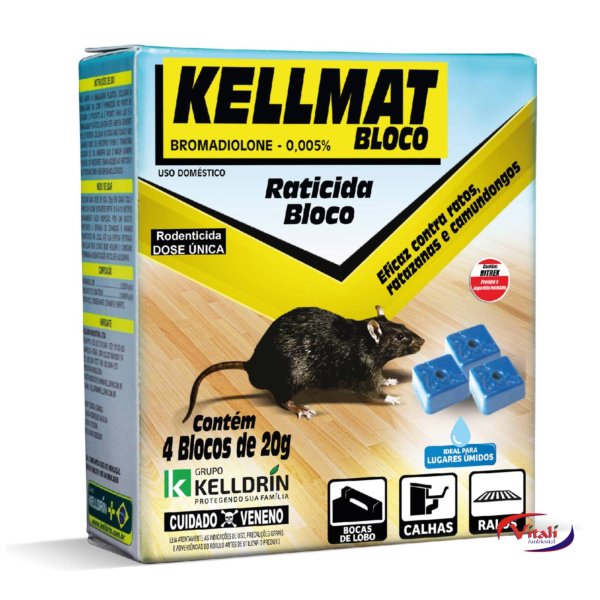 oferta Kellmat Raticida Bloco da empresa Caio Rações