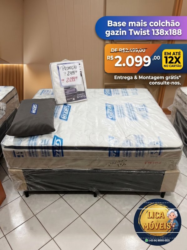 oferta Colchão Casal Premium – Conforto E Qualidade da empresa Lica Móveis - Amaro Barreto