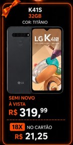 oferta K41S da empresa Smart Cell Eletrônicos - A Original