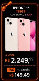 oferta IPHONE 13 128GB da empresa Smart Cell Eletrônicos - A Original