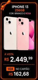 oferta IPHONE 13 256GB da empresa Smart Cell Eletrônicos - A Original