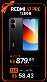 oferta REDMI A7 PRO 128GB da empresa Smart Cell Eletrônicos - A Original