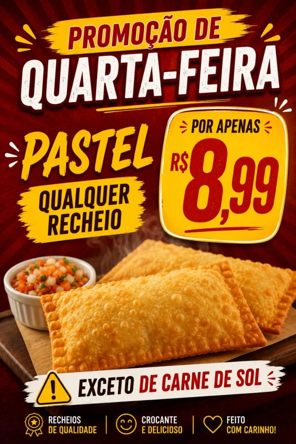 oferta Promoção de Pastel da empresa Rei do Hot Dog