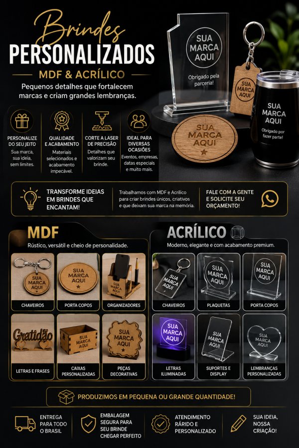 oferta Jk Brindes & Mimos da empresa JK Comunicação Visual