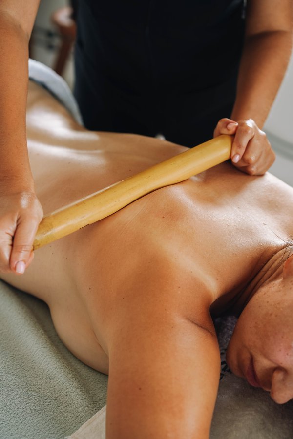 oferta Bambuterapia da empresa Saulo Massoterapeuta