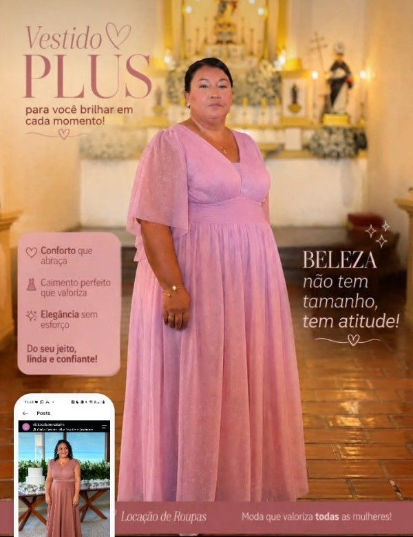 oferta Vestido Plus Size da empresa Vista-se Bem - Aluguel de Roupas