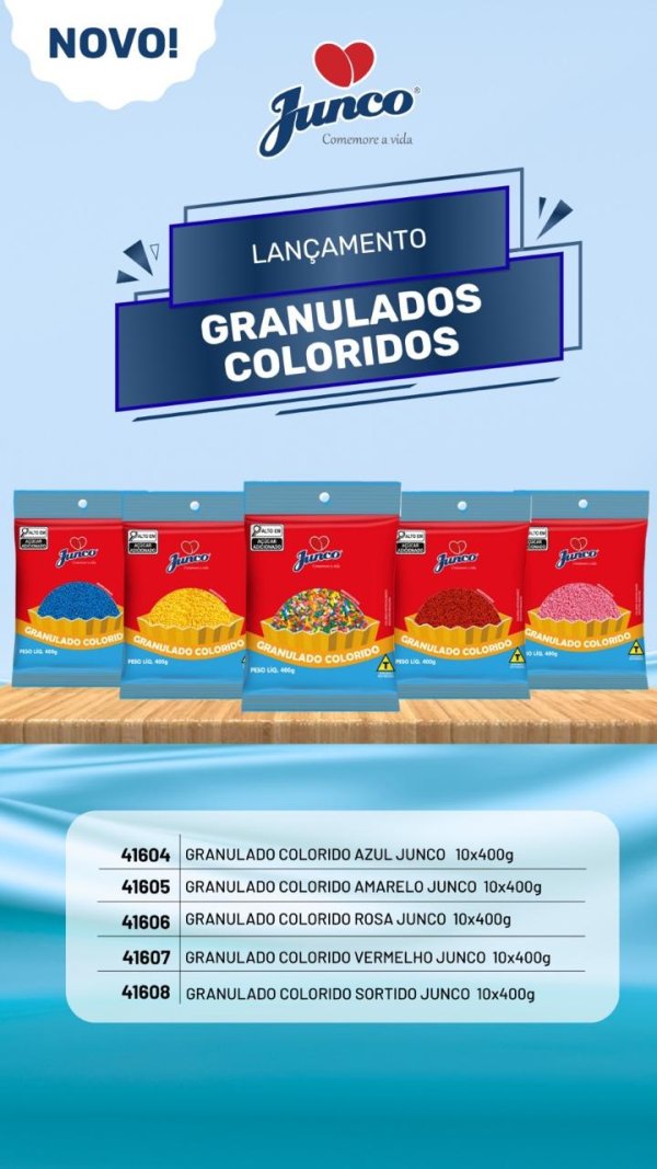 oferta Granulados Coloridos da empresa Drica Bomboniere & Embalagens