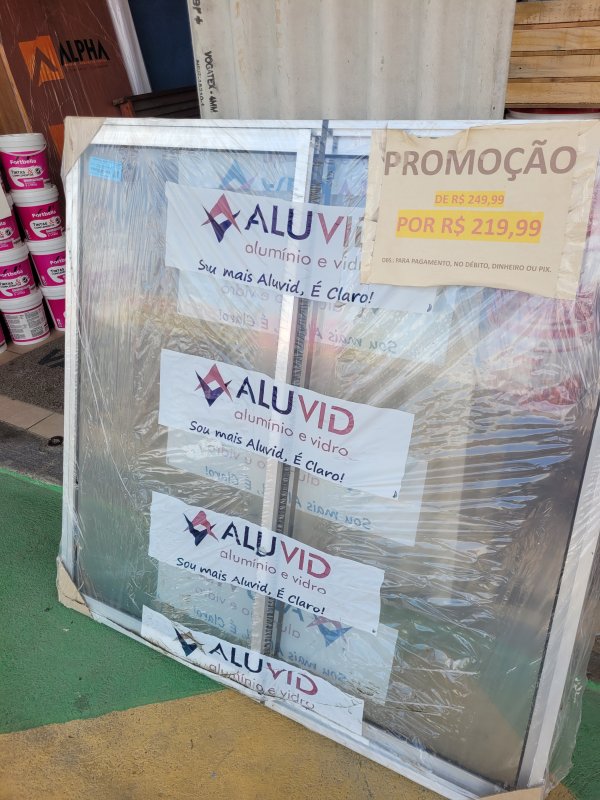 oferta Janela De Alumínio E Vidro da empresa Vale Da Construção Elétrica e Hidráulica