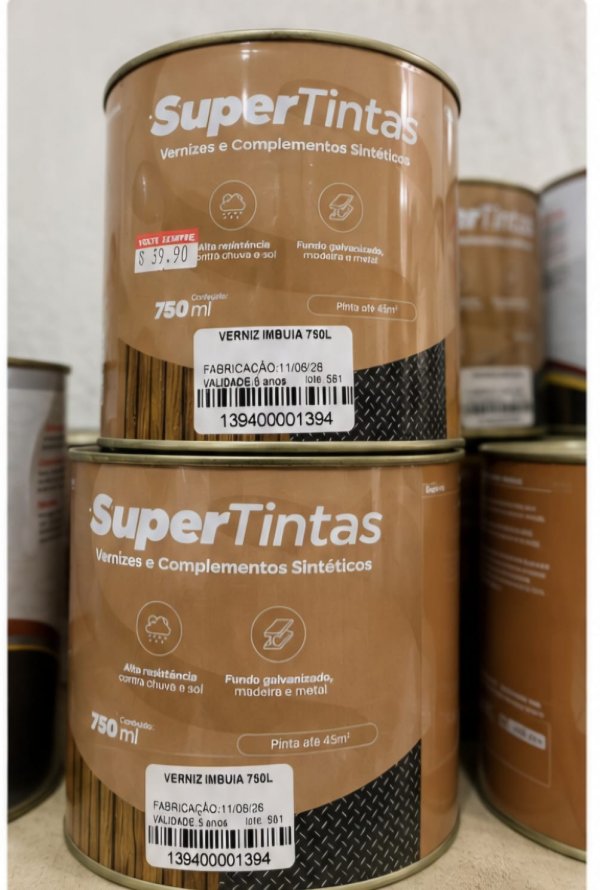 oferta Verniz da empresa Vale Da Construção Elétrica e Hidráulica
